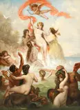 Rudolf von Deutsch, The triumph of venus, oil on canvas