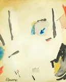Villanueva, Et Maintenant, mixed media on canvas