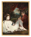 Venus and the Piping Boy by Joshua Reynolds, oil on canvas, offered Oct 2017