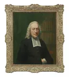 Portrait of a cleric by English School, oil on canvas, offered Oct 2017