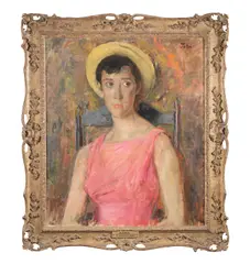 Augustus Edwin John O.M., Portrait of Anna John, the artist's granddaughter, circa 1950-51