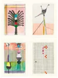 Gert und Uwe Tobias, Ohne Titel, 2008, Jeweils 9 handkolorierte Radierungen in 2 Pappkassetten mit dazugehöriger Publikation