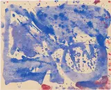 Sam Francis, Ohne Titel, 1959, Aquarell auf Papier (aus einem Skizzenbuch)