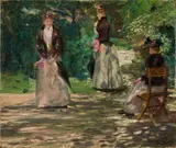 Franz Skarbina, Im Park