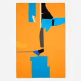 Emerson Woelffer, June, 1978, paper collage
