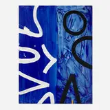 Untitled by Emerson Woelffer, 1993, oil and acrylic on canvas, sold Mar 2025