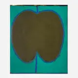 Untitled by Emerson Woelffer, 1963, oil and acrylic on canvas, sold Mar 2025