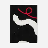 Untitled by Emerson Woelffer, oil and acrylic on canvas, sold Mar 2025