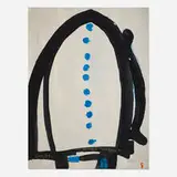 Homage Pour Man by Emerson Woelffer, 1994, oil and acrylic on canvas, sold Mar 2025