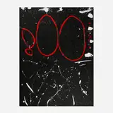 Untitled by Emerson Woelffer, 1996, oil and acrylic on canvas, sold Dec 2024