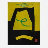 Untitled by Emerson Woelffer, 1992-93, oil and acrylic on canvas, sold Dec 2024