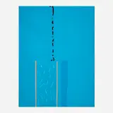 Italian Poem by Emerson Woelffer, 1977, acrylic and oil stick on canvas, sold Dec 2024