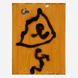 Seoul by Emerson Woelffer, 1985, oil, spray paint and acrylic on canvas, sold Dec 2024