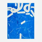 Untitled by Emerson Woelffer, 1996, acrylic on canvas, sold Dec 2024