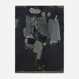 Forio by Emerson Woelffer, 1957, oil on paper, sold Dec 2024