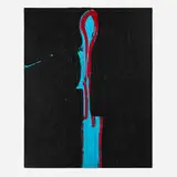 For Alberto by Emerson Woelffer, 1977, oil and acrylic on canvas, sold Dec 2024
