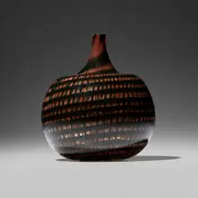 Vase by Lino Tagliapietra, 1992, hand-blown glass, sold Aug 2025