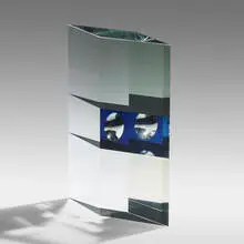 Jan Frydrych, Untitled, 1994, cut, laminated and polished optical glass