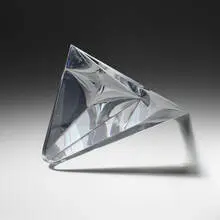 Christopher Ries, Untitled, 1991, cut, ground, and polished optical crystal
