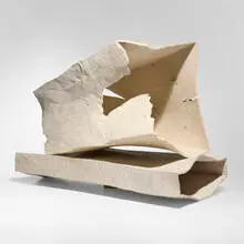 Michael Peterson, Berg, 2013, sandblasted and bleached madrone burl