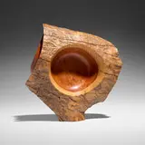 William Hunter, Transmuting Vessel, 1988, pink ivory wood