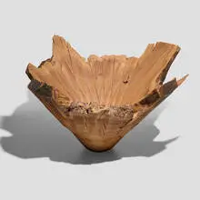 Mark Lindquist, Old Indian Artifact Bowl #1, 1988, cherry burl