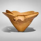 Bruce Mitchell, Slipstream #4, 1988, redleaf maple burl