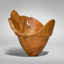 Bruce Mitchell, Jellyfish Orbiter, 1987, spalted Bishop pine