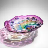 James Nowak, Large charger, c. 2000, hand-blown glass