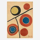 Alexander Calder, Floating Circles tapestry, 1974, hand-woven maguey fiber