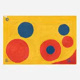 Alexander Calder, Sun tapestry, 1974, hand-woven maguey fiber