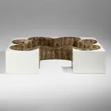 Archizoom Associati, Safari sofa, 1967, lacquered fiberglass, upholstery