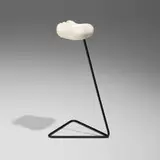 Mathieu Matégot and Georges Jouve, Ash stand, 1951, ceramic, painted steel
