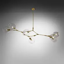 Lindsey Adelman, Branching Bubble chandelier, model BB 07.45, 2006, brass, glass