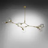 Lindsey Adelman, Branching Bubble chandelier, model BB 07.45, 2006, brass, glass
