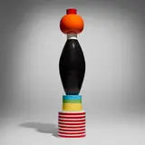 Ettore Sottsass, Menta totem, glazed porcelain