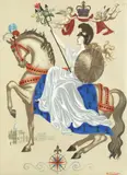 Anna Zinkeisen, Britannia, gouache