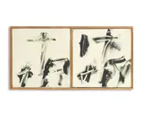 Iasonas Molfessis, Crucifixion, oil on canvas