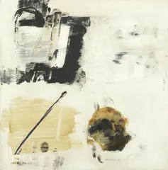 Iasonas Molfessis, Le visage A, oil on canvas