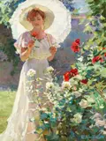 Yuri Krotov, 'Roses', oil on canvas