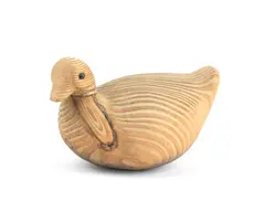 Coot by Guy Taplin, wood and plastic, offered Oct 2018