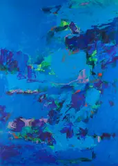 Martyn Robert Brewster, Untitled, acrylic on card