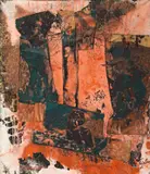 Fred Thieler, Wi-I-65, 1965, Mischtechnik und Collage auf Leinwand