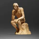 Matt Johnson, Puzzleman, 2008, basswood, caranauba wax