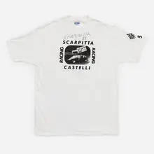 Racing Castelli by Salvatore Scarpitta, 1988, screenprint on cotton, sold Oct 2024
