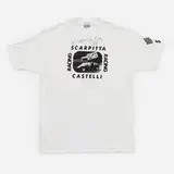 Salvatore Scarpitta, Racing Castelli, 1988, screenprint on cotton