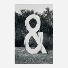 Shannon Ebner, Ampersand, 2009, C-print