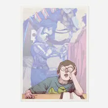 Bezt, Boy's Dream, 2015, screenprint in colors
