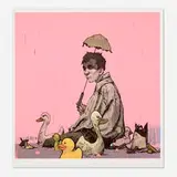 Bezt, Galimatias, 2015, screenprint in colors