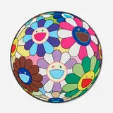Flower Ball (Dumpling) by Takashi Murakami, 2013, offset lithograph in colors on wove paper, sold Sep 2024